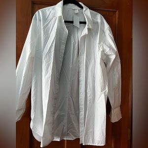 H&M White Button Down Shirt